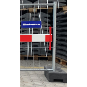 Barricade panel | Bracket for barriers, galvanized + red coated | see data sheet for further information